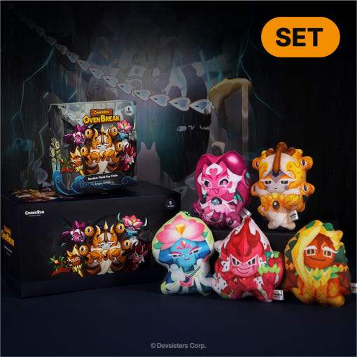 Cookie Run - Dragon Doll Keychain Complete Set - Cookie Run - Keychain - Harumio