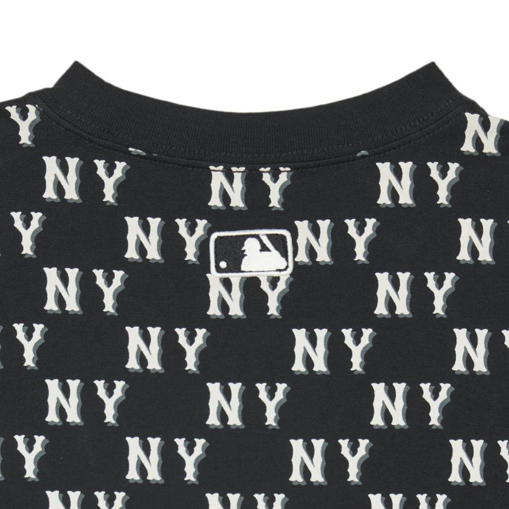 MLB Korea - Classic Monogram Front Pattern Overfit Short Sleeve T-Shirt