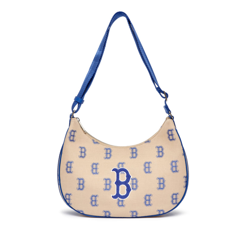 MLB Korea - Big Classic Monogram Jacquard Large Hobo Bag