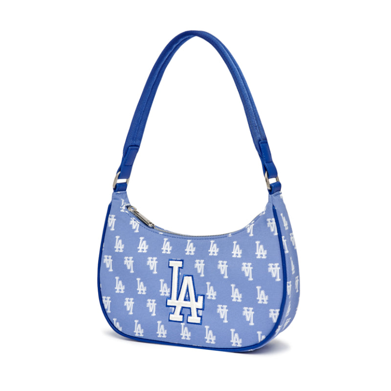 MLB Monogram Jacquard Hobo Bag (Blue) – The Factory KL