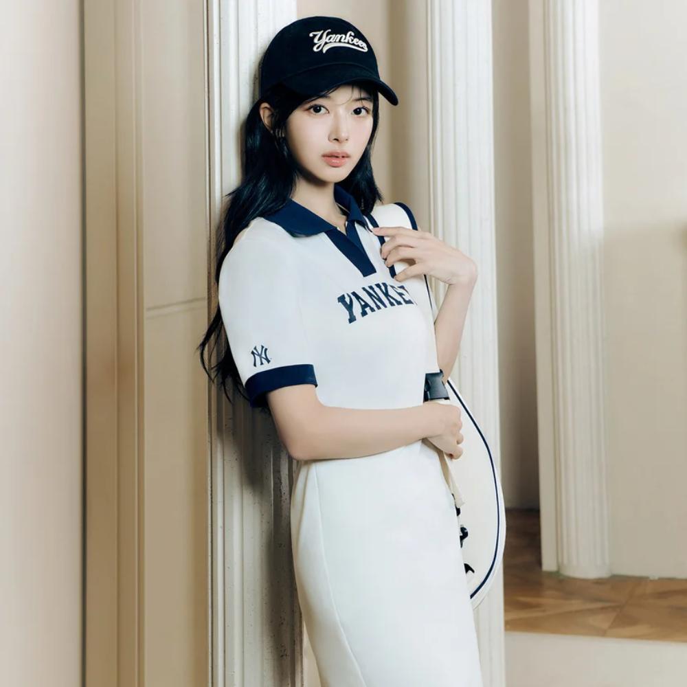 MLB Korea - Women's Varsity Lettering Pique One Piece