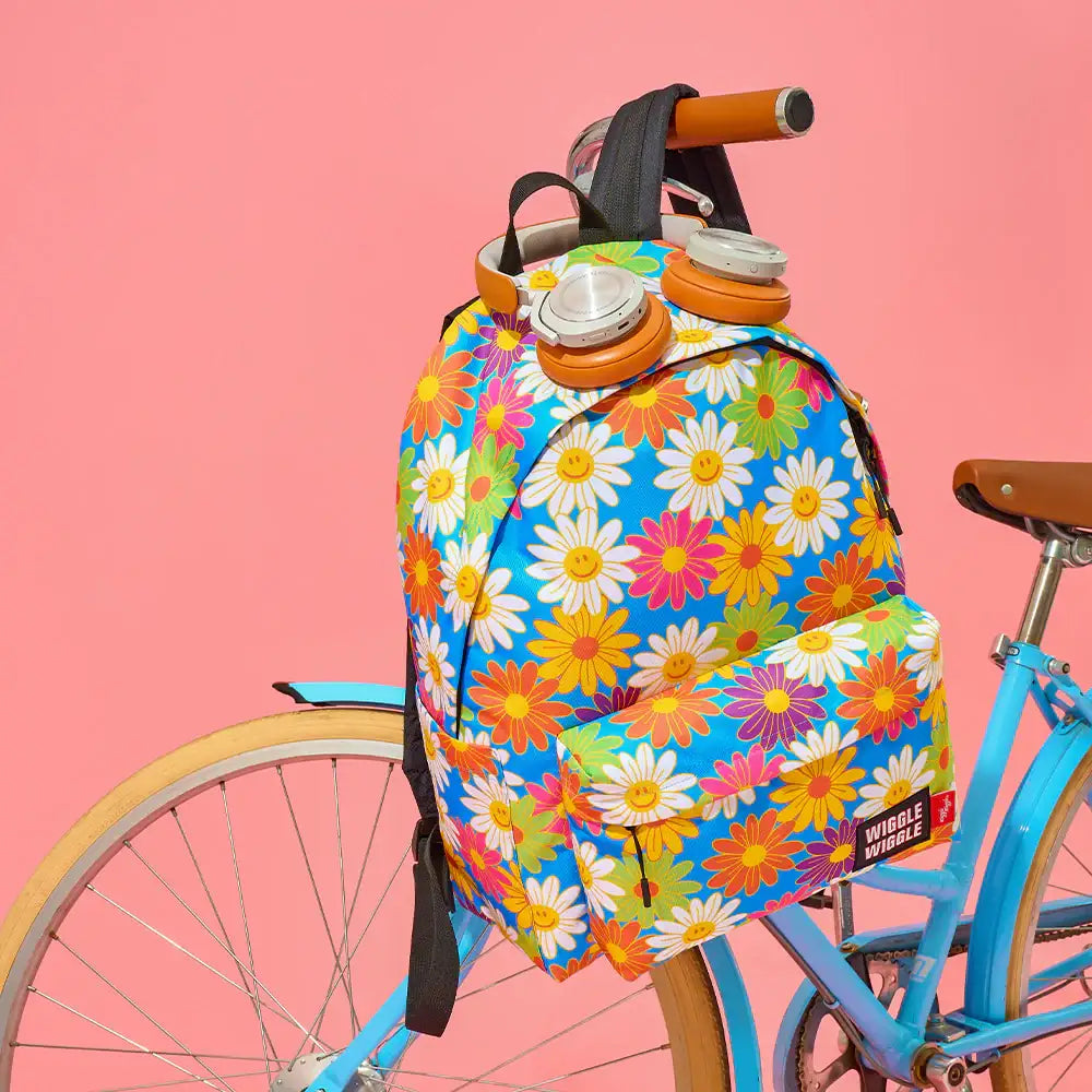 Wiggle Wiggle - Hawaiian Flower Pattern Backpack - Wiggle Wiggle - Backpack - Harumio