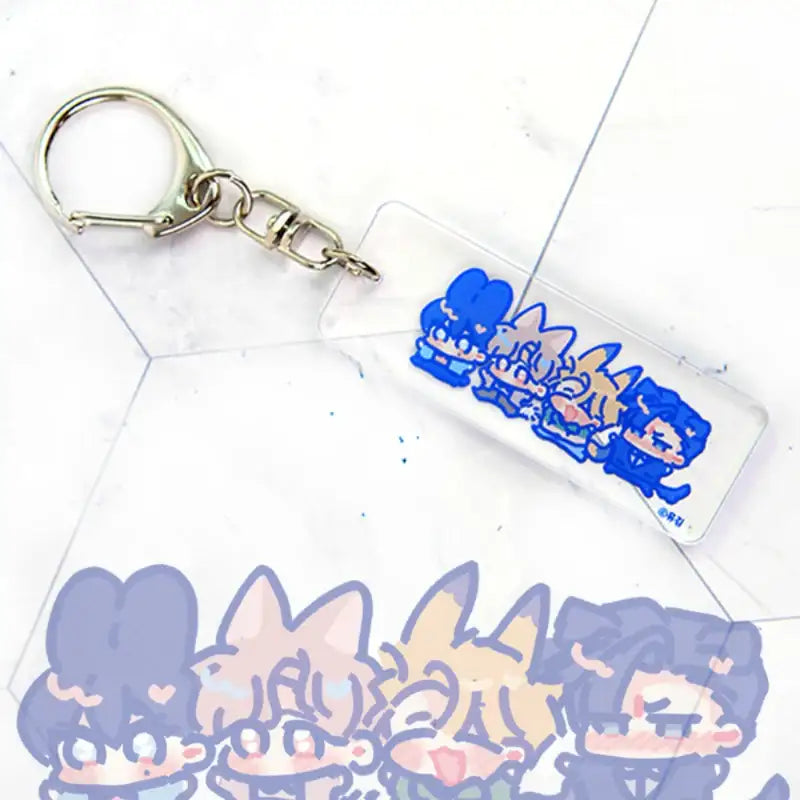 Love Contract Employee - Square Acrylic Keyring - Webtoon Shop - Keyrings - Harumio