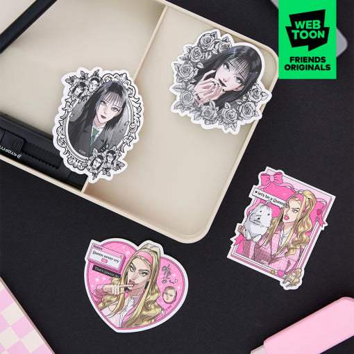 The Ki Sisters - Sticker Pack - Webtoon Friends - Sticker - Harumio