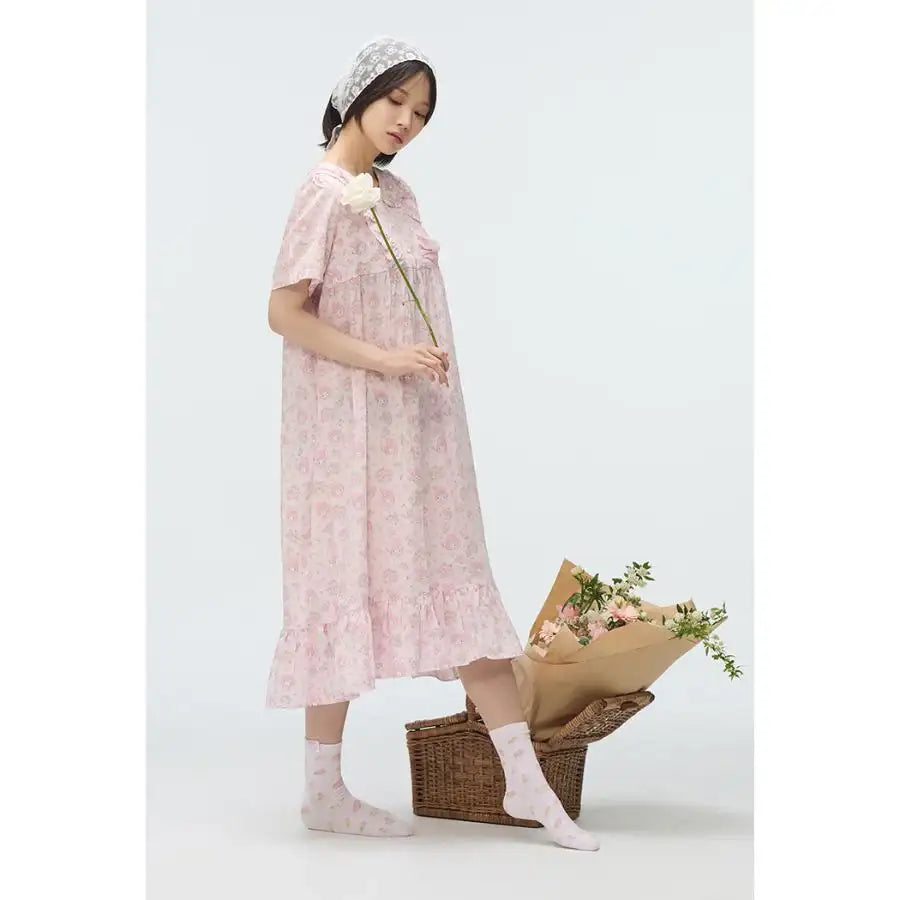SPAO x My Melody - 50th Anniversary One Piece Pajamas - SPAO - Pajamas - Harumio