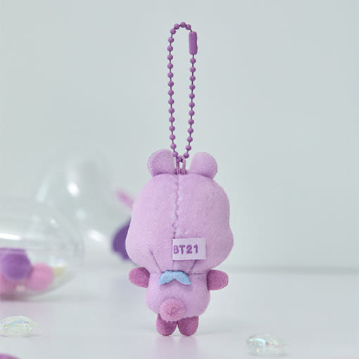 BT21 - BABY PEARL Doll Keychain - Line Friends - Doll Keyring - Harumio