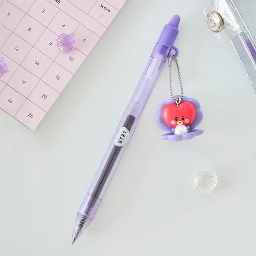 BT21 - BABY PEARL Figure Gel Pen - Line Friends - Gel Pen - Harumio