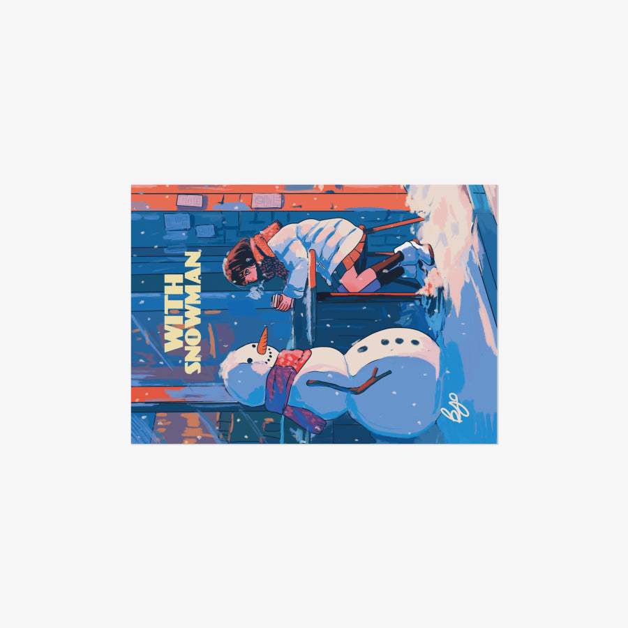 BYOart - Snowman A4 Poster - Marpple Shop - Poster - Harumio