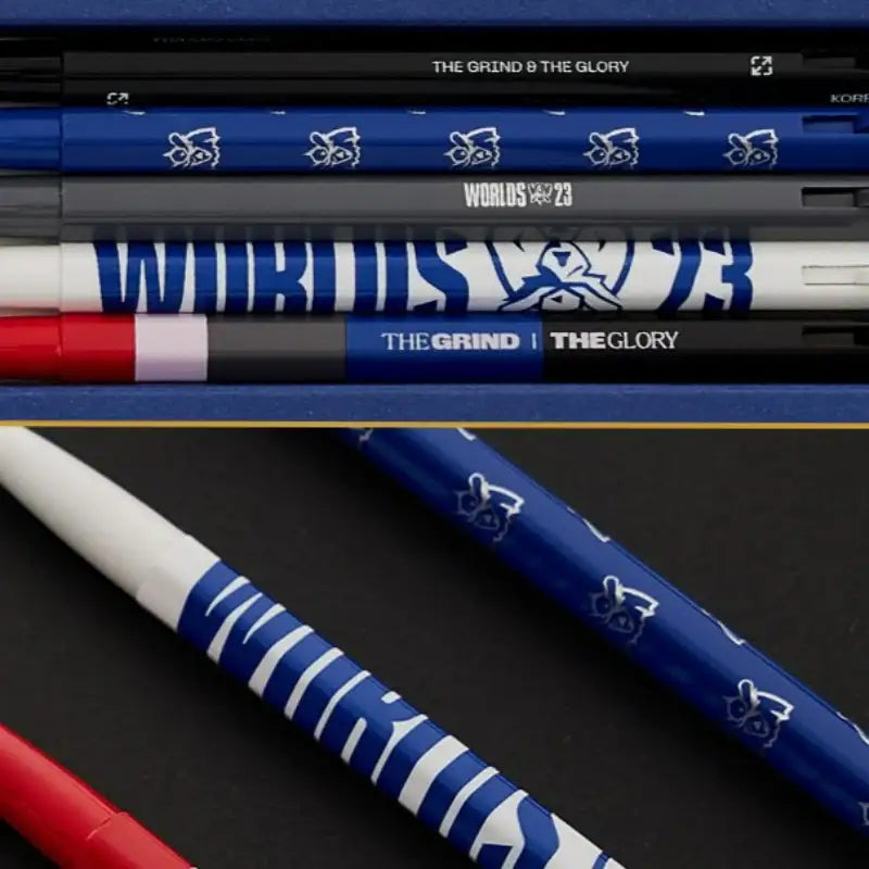 League of Legends - 2023 Worlds BP153 0.5mm Monami 5-piece Set - League of Legends - Ballpen - Harumio