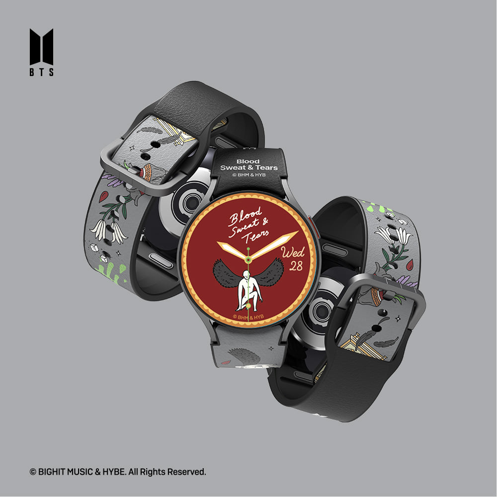 SLBS - BTS Blood Sweat & Tears Music Theme Hybrid Watch Strap (Galaxy Watch6)