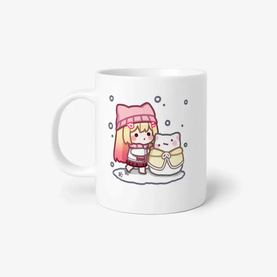Meahri - Cream Snowman Mug - Marpple Shop - Mug - Harumio