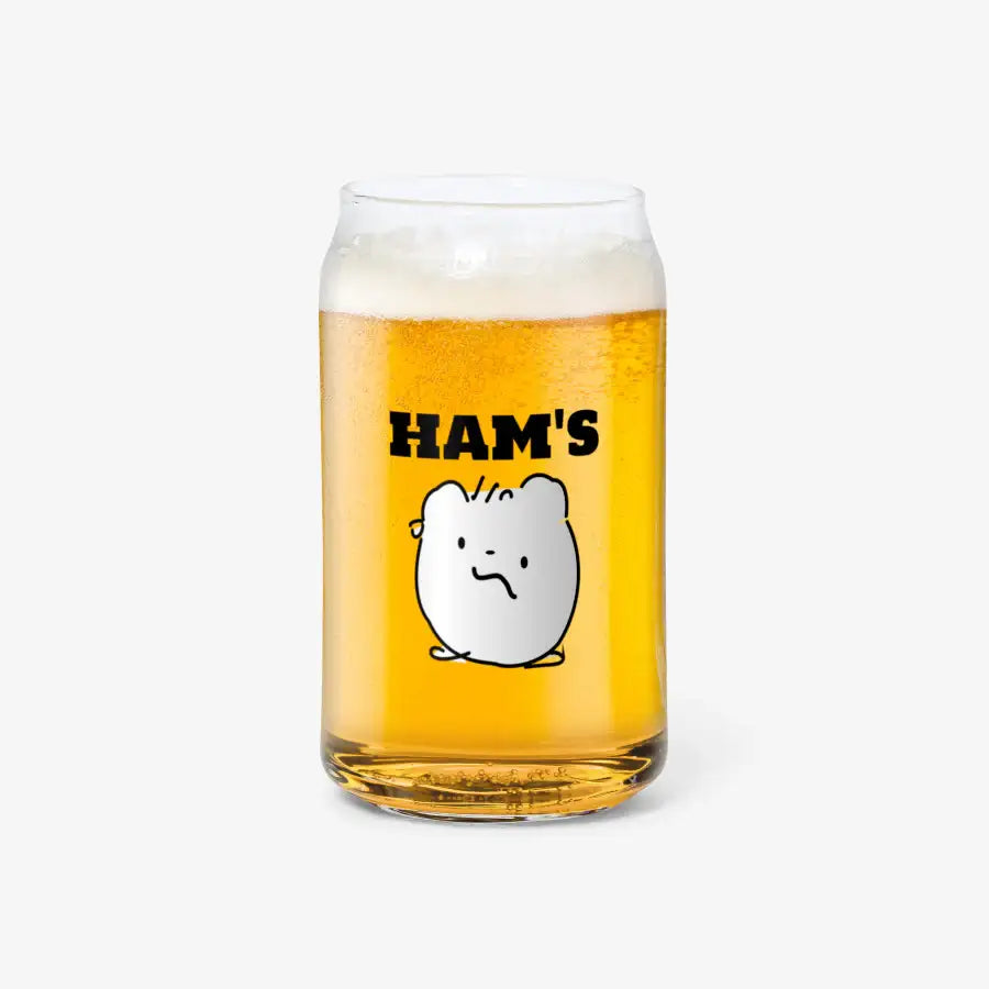 Hamss - Ham's Beer Can Cup - Marpple Shop - Glass Cup - Harumio