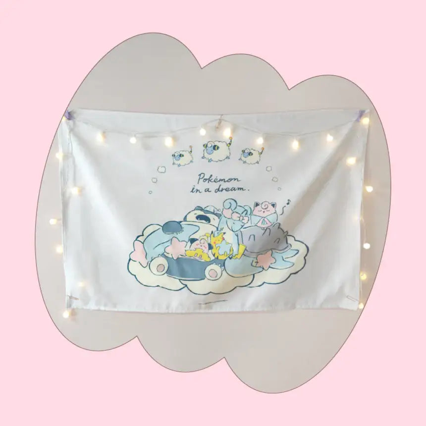 Pokémon - Pokémon in a Dream Fabric Poster & Light Bulb SET - Pokémon - Clothing - Harumio