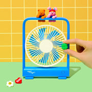 Wiggle Wiggle - Wiggle Friends Custom Desk Fan - Wiggle Wiggle - Desk Fan - Harumio