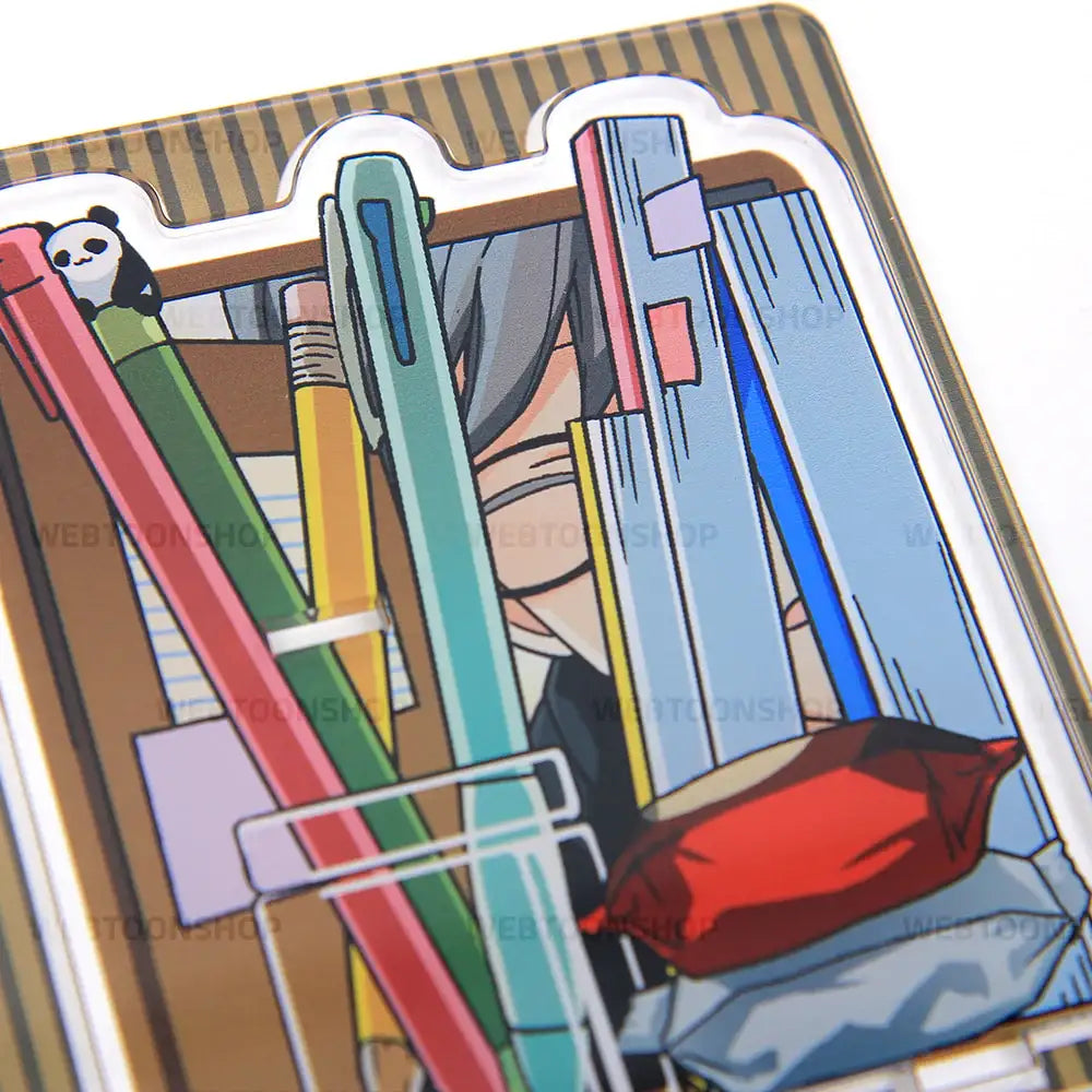 I Don't Want This Kind Of Hero - Acrylic Pen & Memo Holder - Webtoon Shop - Acrylic Keyring - Harumio