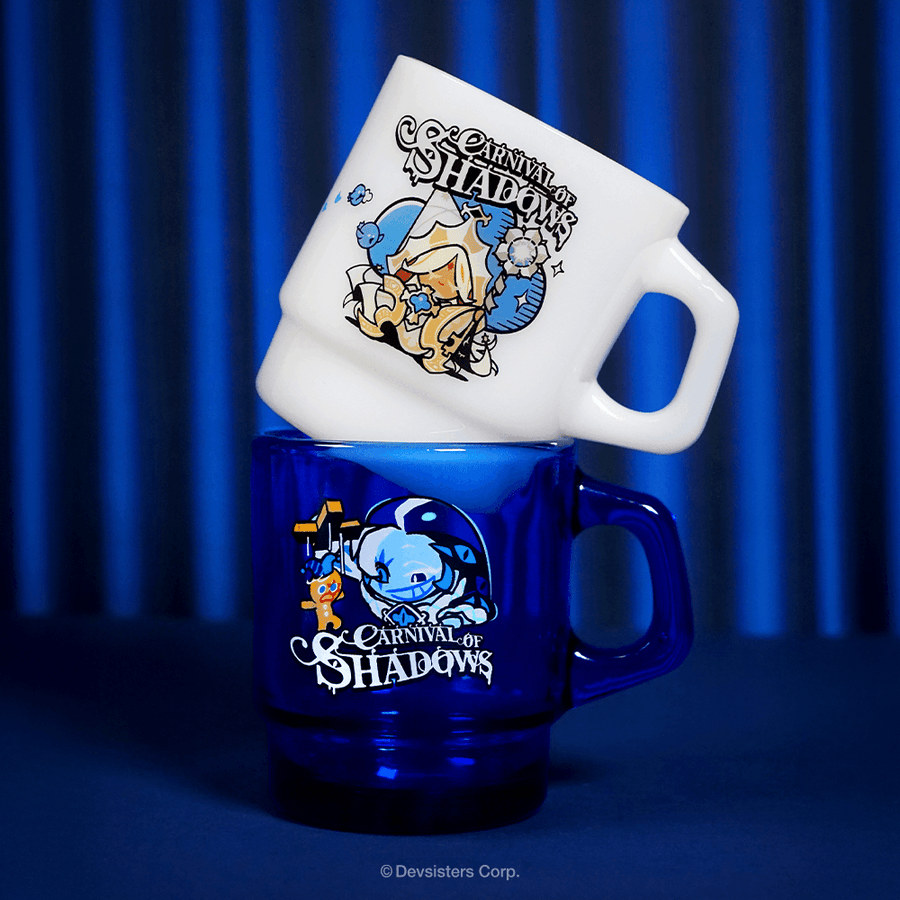 Cookie Run : Kingdom - Carnival of Shadows 4th Anniversary Milk Mug - Cookie Run - Glass Mug - Harumio