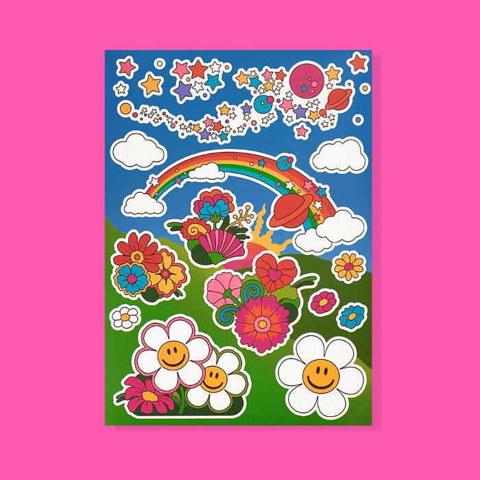 Wiggle Wiggle - Popping Land Removable Sticker