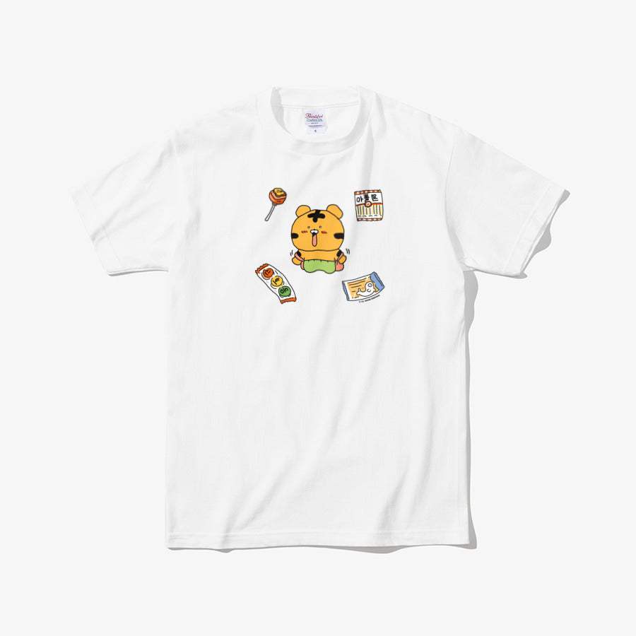 Timid Tiger Coco - Coco in Shock Premium Cotton Adult T-shirt - Marpple Shop - T-Shirt - Harumio