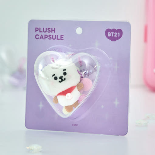 BT21 - BABY PEARL Doll Keychain - Line Friends - Doll Keyring - Harumio