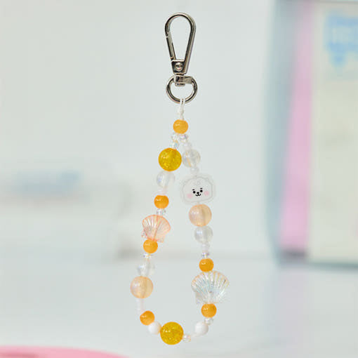 BT21 - BABY PEARL Beads Keychain - Line Friends - Keychain - Harumio
