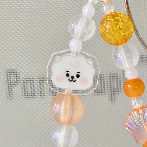 BT21 - BABY PEARL Beads Keychain - Line Friends - Keychain - Harumio