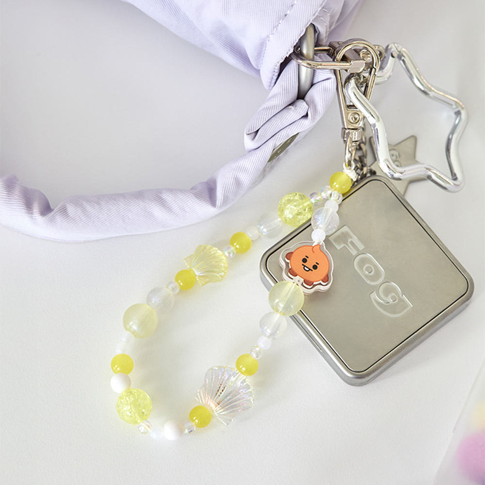 BT21 - BABY PEARL Beads Keychain - Line Friends - Keychain - Harumio