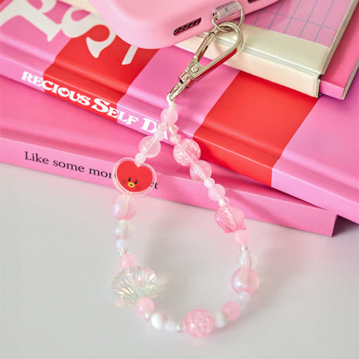 BT21 - BABY PEARL Beads Keychain - Line Friends - Keychain - Harumio