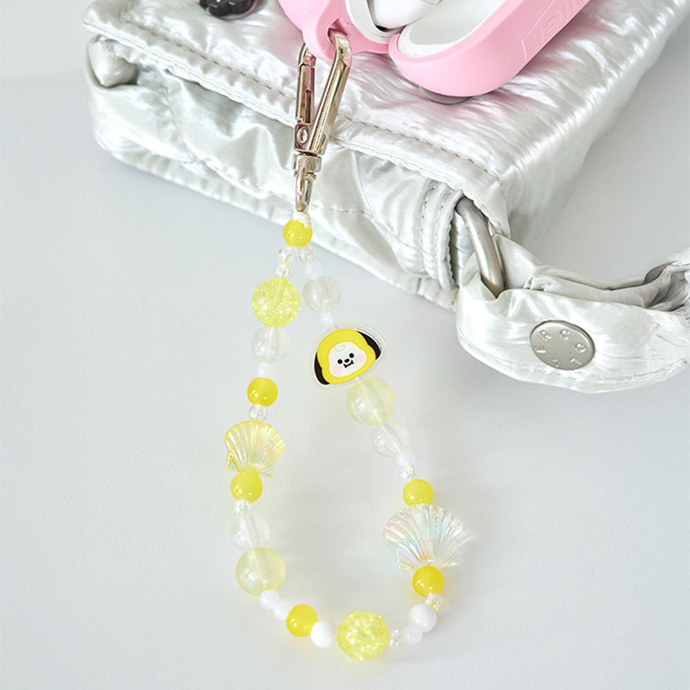 BT21 - BABY PEARL Beads Keychain - Line Friends - Keychain - Harumio