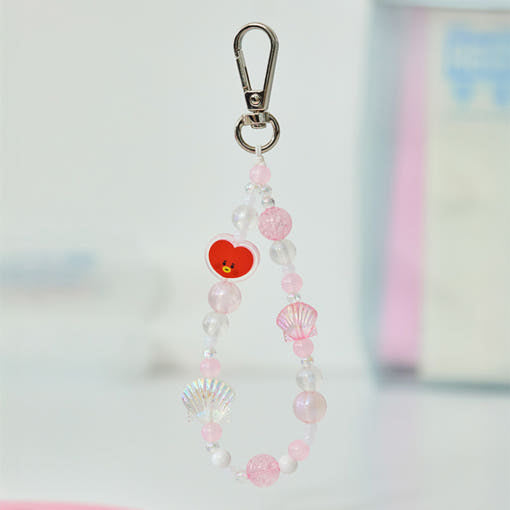 BT21 - BABY PEARL Beads Keychain - Line Friends - Keychain - Harumio