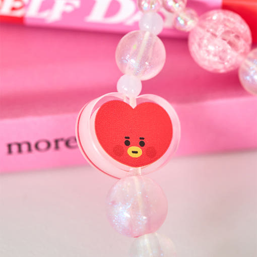 BT21 - BABY PEARL Beads Keychain - Line Friends - Keychain - Harumio