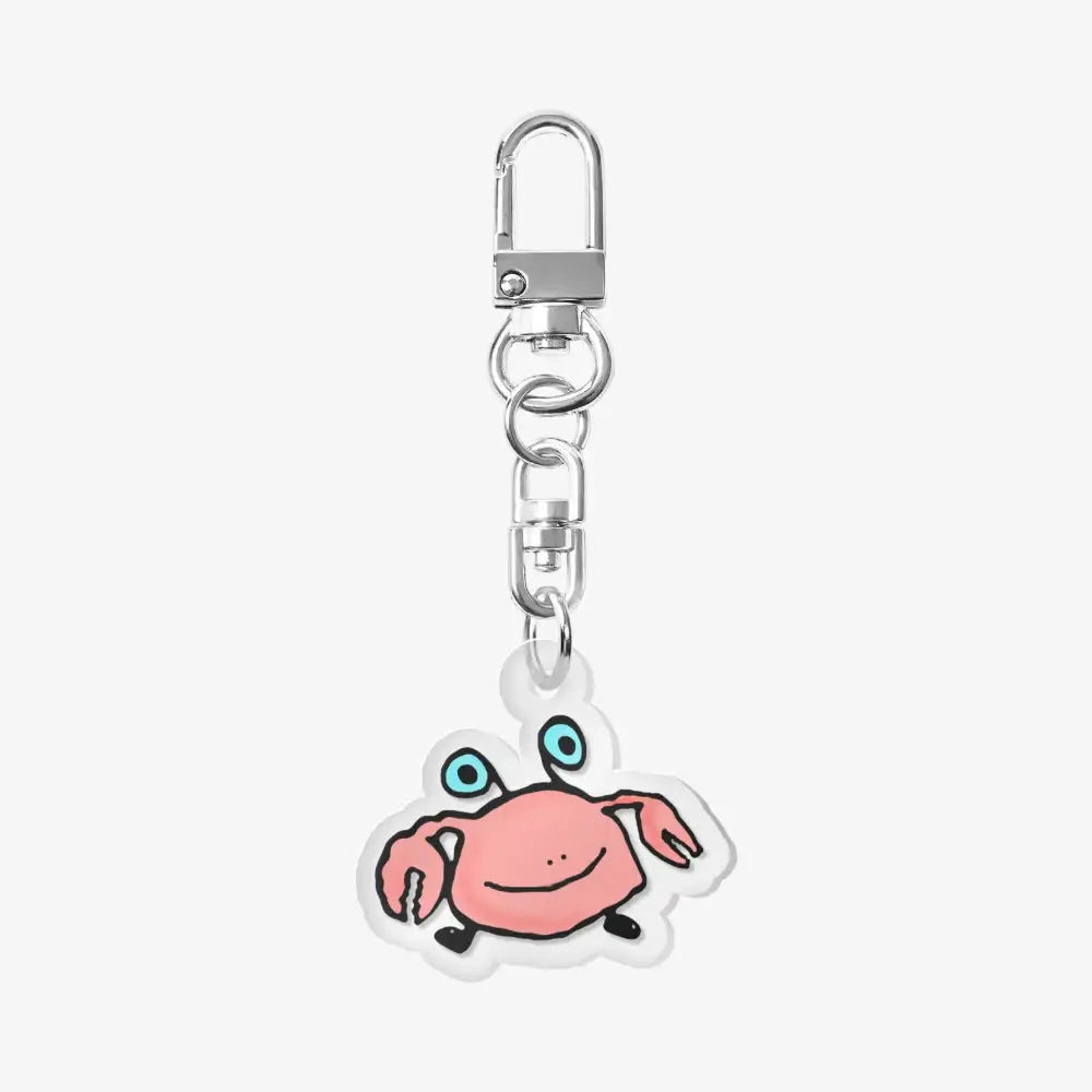 Kodanhan - Happy Crab Acrylic Keyring - Marpple Shop - Keyring - Harumio