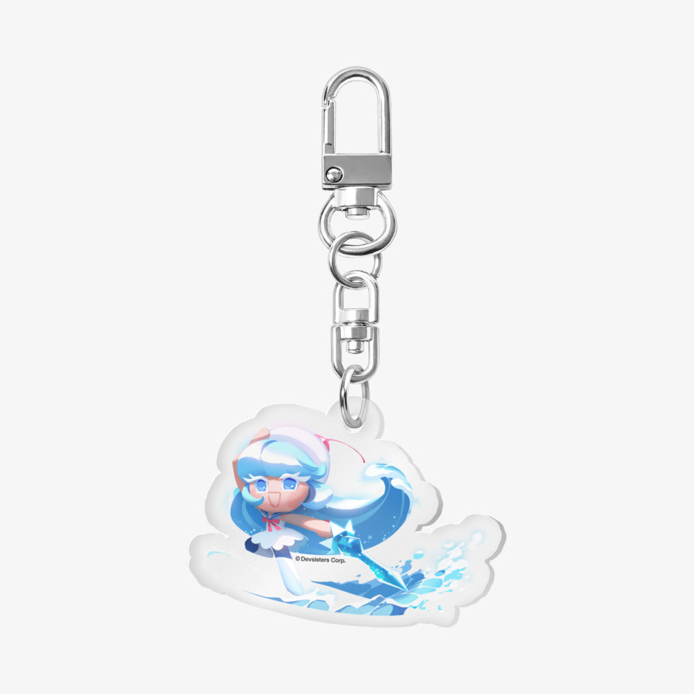 Cookie Run : Tower of Adventure - Cream Soda Cookie Acrylic Keyring - Marpple Shop - Acrylic Keyring - Harumio