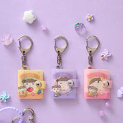 Maru Is a Puppy - Mini Collect Book Keyring - Webtoon Friends - Keyring - Harumio