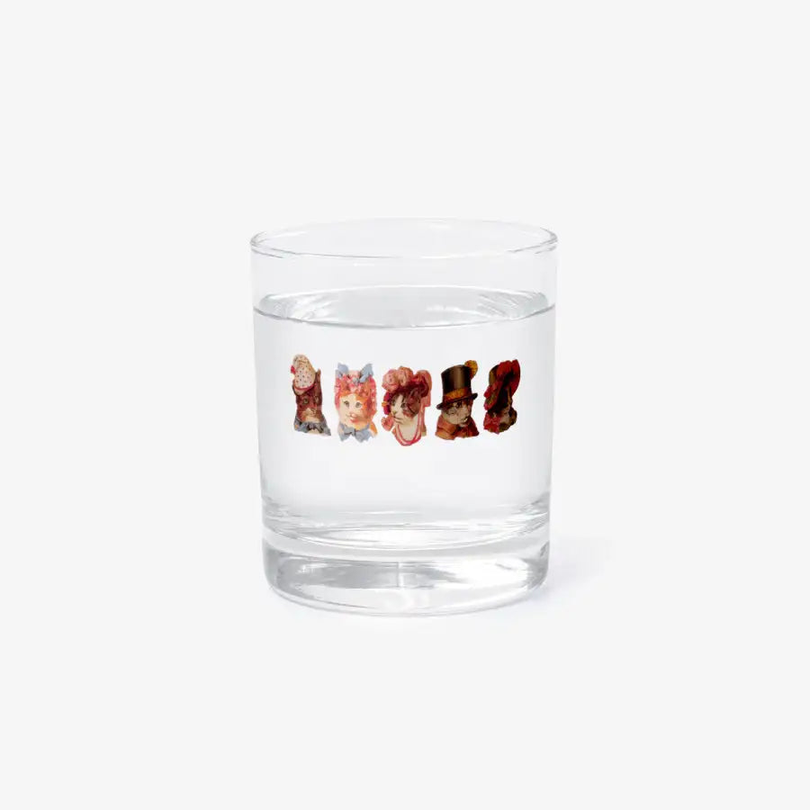 Queens Rain - Kitty Kitty Glass Cup - Marpple Shop - Glass Cup - Harumio
