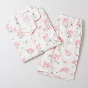 SPAO x Sanrio Characters - Short Sleeve Pajamas Set (Pink) - SPAO - Pajamas - Harumio