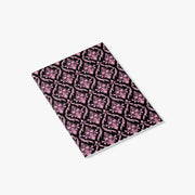 60 WORLD - Pink Damask A6 Notebook - Marpple Shop - Notebook - Harumio