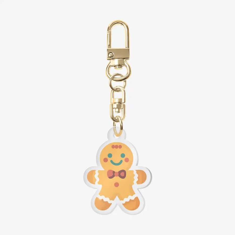 Royamchoco97 - Gingerbread Man Acrylic Keyring - Marpple Shop - Keyring - Harumio