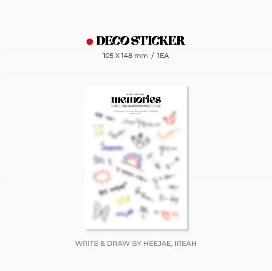 SEVENUS - 2024 Season's Greetings - Quarter Music / Sublime Artist Agency - Merchandise - Harumio