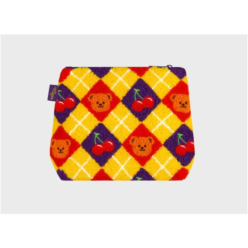 Wiggle Wiggle - Fleece Pouch - Wiggle Wiggle - Pouch Bag - Harumio