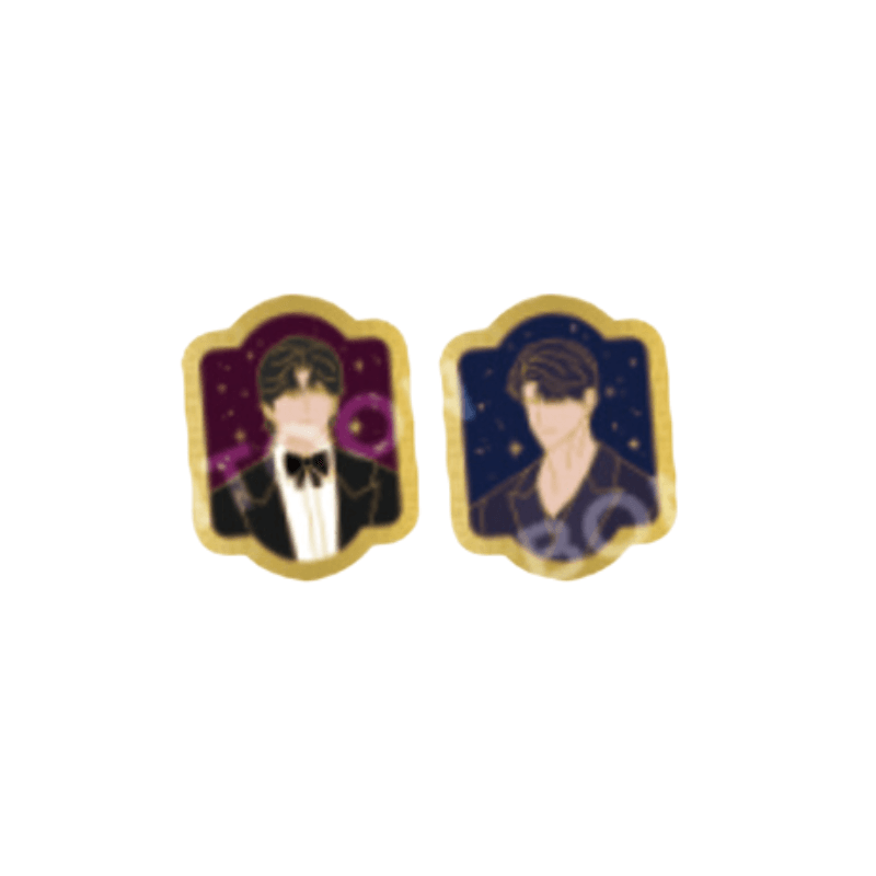 BOM CINEMA TOWN - Metal Badge Set - BOMTOON - Metal Badge - Harumio