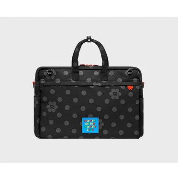 Wiggle Wiggle - Polka Dot Smile Black Multi Laptop Bag