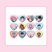 ALIEN STAGE x ANIMATE CAFE - Heart Shaped Tin Badge (Random)