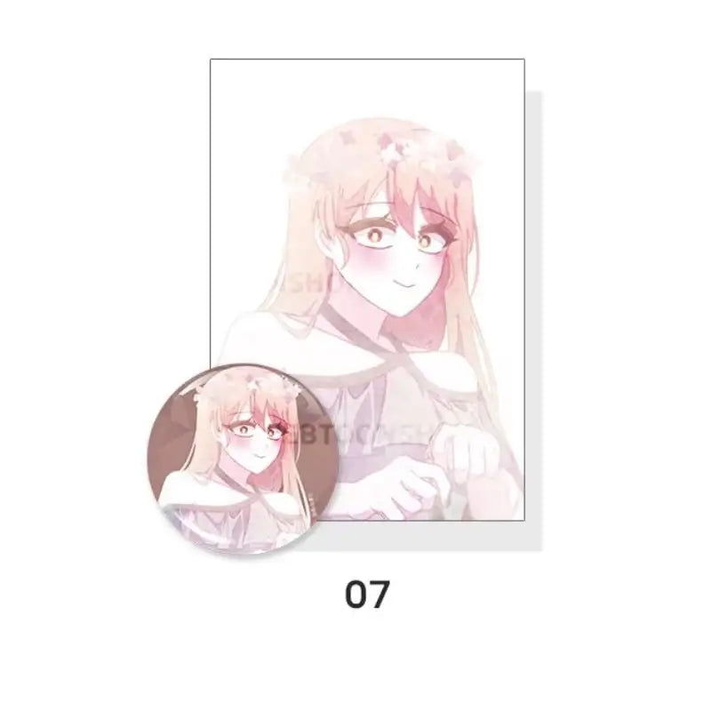 Surplus Commando - Postcard & Pin Button Set - Webtoon Shop - Accessories, Stationery - Harumio