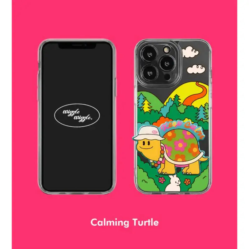 Wiggle Wiggle - Samsung Series Transparent Case & Big Griptok Set 4 - Wiggle Wiggle - Phone Case - Harumio