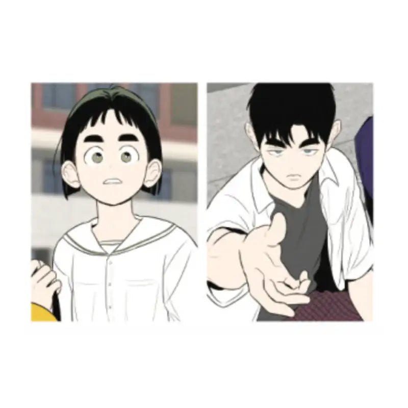 After School Lessons For Unripe Apples - Lenticular Postcard - Webtoon Friends - Lenticular Postcard - Harumio