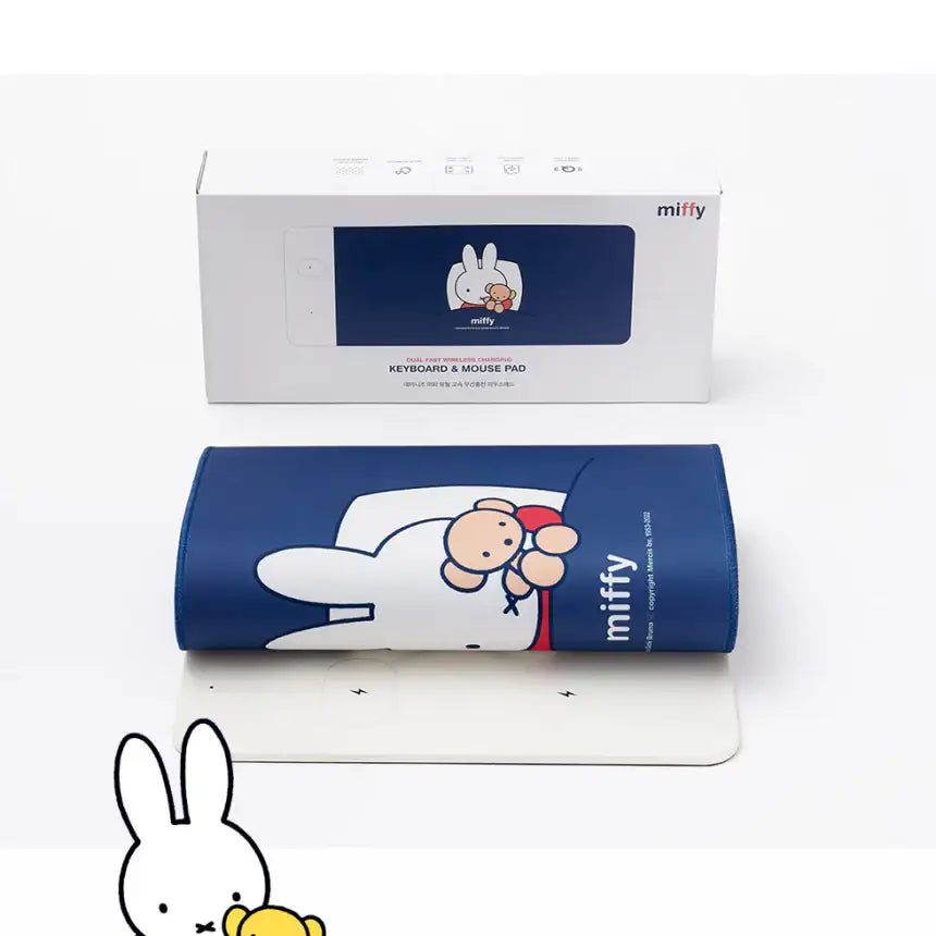 Day Needs - Miffy Dual Wireless Charging Mouse Pad - Day Needs - Home & Living, Accessories - Harumio
