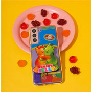 Wiggle Wiggle - Samsung Series Transparent Case & Big Griptok Set 3 - Wiggle Wiggle - Phone Case - Harumio