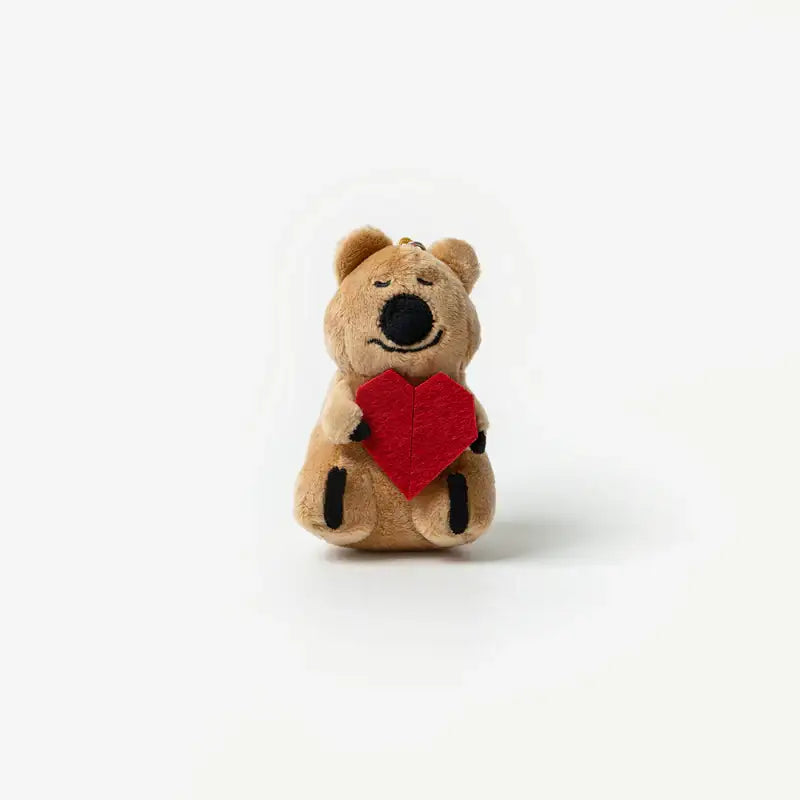 Dinotaeng - Ukulele & Heart Quokka Keyring - Dinotaeng - Keyrings - Harumio