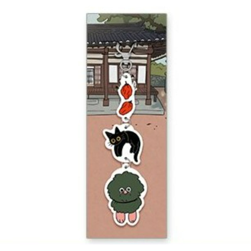 The Tale of Goldiluck, the Black Kitten x LIMITION - Keyring