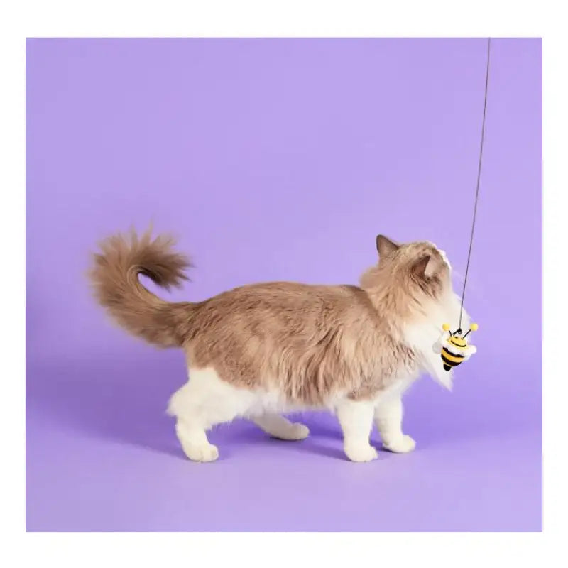 Wiggle Wiggle - Smile Bee Cat Swing Teaser - Wiggle Wiggle - Pet Toys - Harumio
